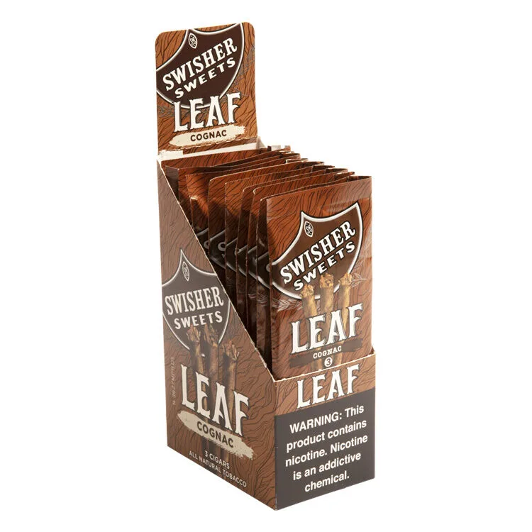 Swisher Sweets Black Cigarillos, 30 Pouches of 2 8 Swisher Sweets Black alternative: Swisher Sweets Leaf Cognac